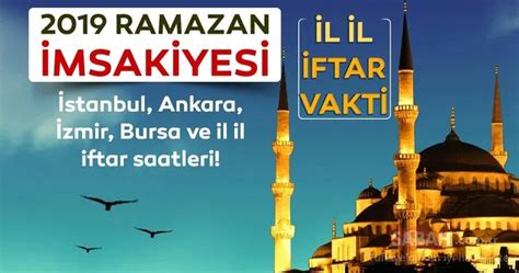 iftar saati ankara 2019